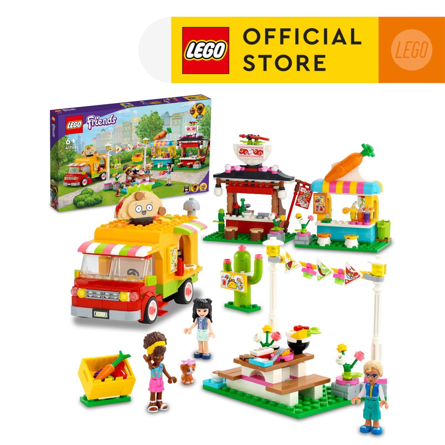 LEGO Friends 41701 Khu Phố Ẩm Thực Heartlake (592 chi tiết)