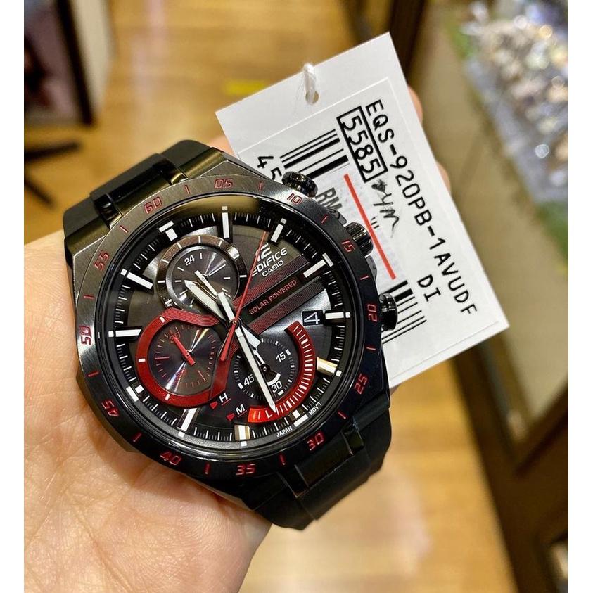 Đồng Hồ Nam Dây Nhựa Casio Edifice EQS-920PB-1AVUDF - Năng lượng mặt trời - EQS-920PB-1A