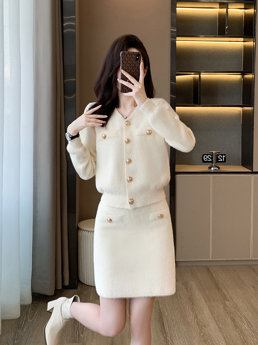 Sét Đầm Len Lông Cừu Mềm Đẹp Sang Chảnh AL94 - Hàng Quảng Châu Cao Cấp