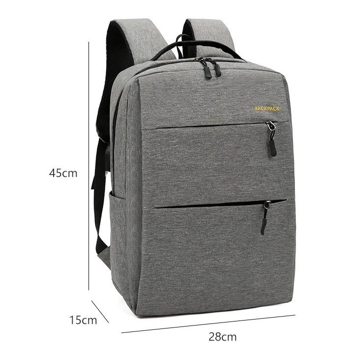 Bộ balo thời trang 3 Món Tặng kèm cáp sạc USB Hót 2019 - BL121