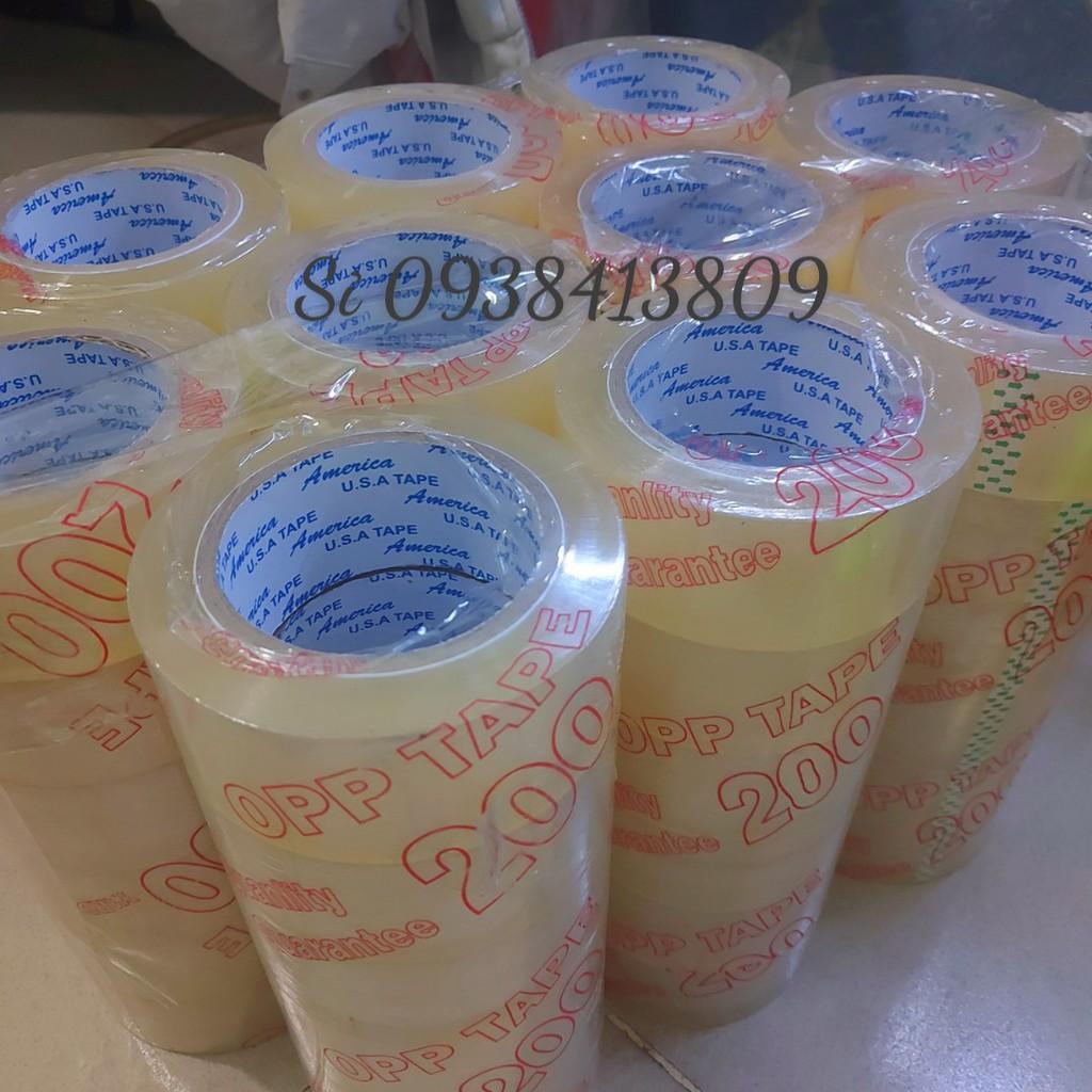 Lốc 6 Cuộn băng keo trong 200 yard
