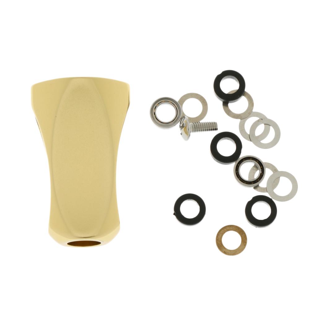Fishing Reel Handle Knob for All Spinning Reels & Baitcasting Reels Golden