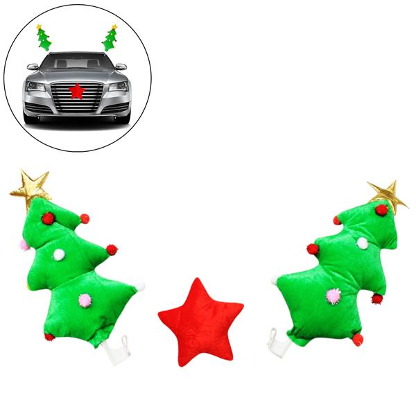 Cặp Cây Thông Noel Trang Trí Xe Ô Tô - WanLongDa SDS001
