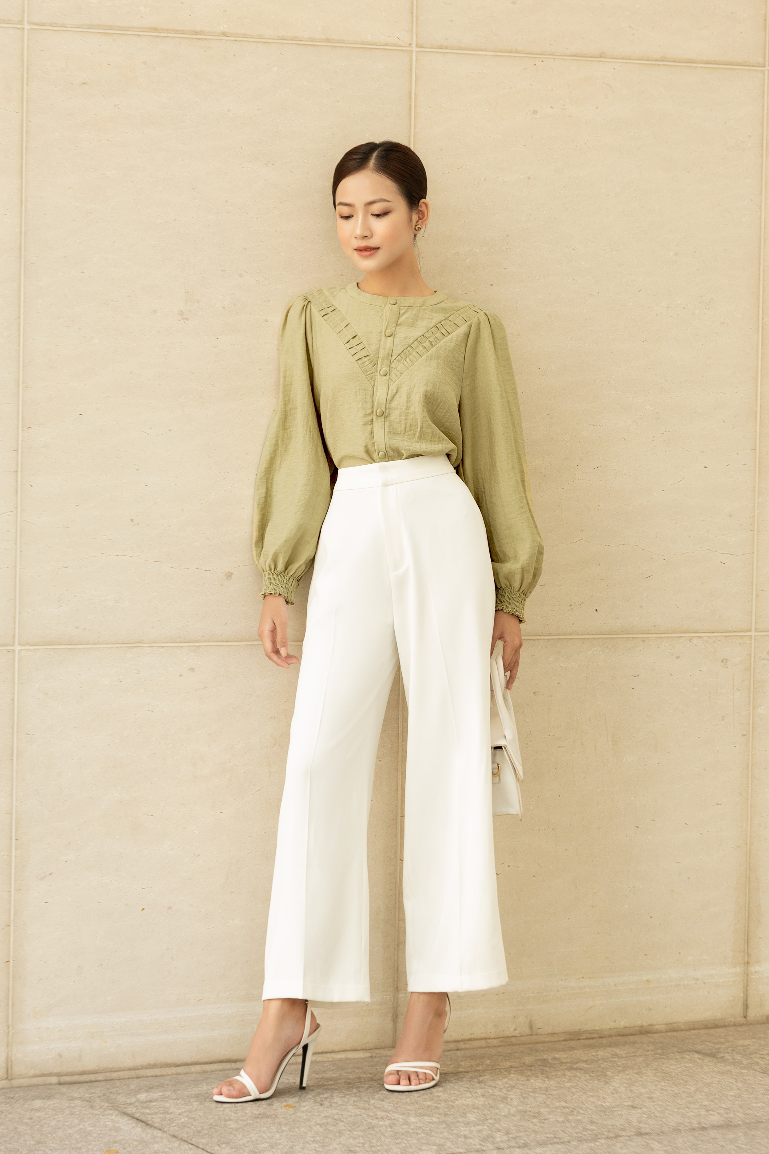 OLV - Quần Basic Trousers in White