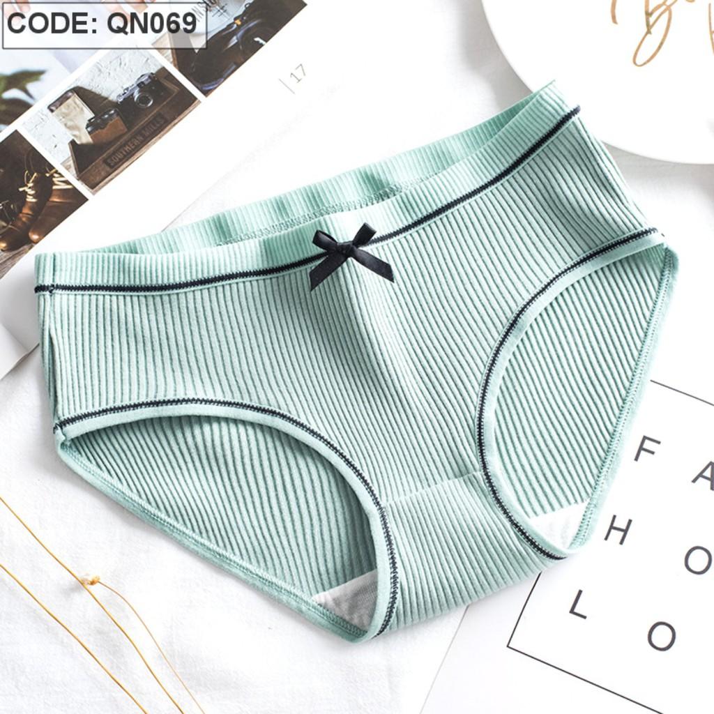 Quần Lót Nữ Gân Phối Nơ QN069170