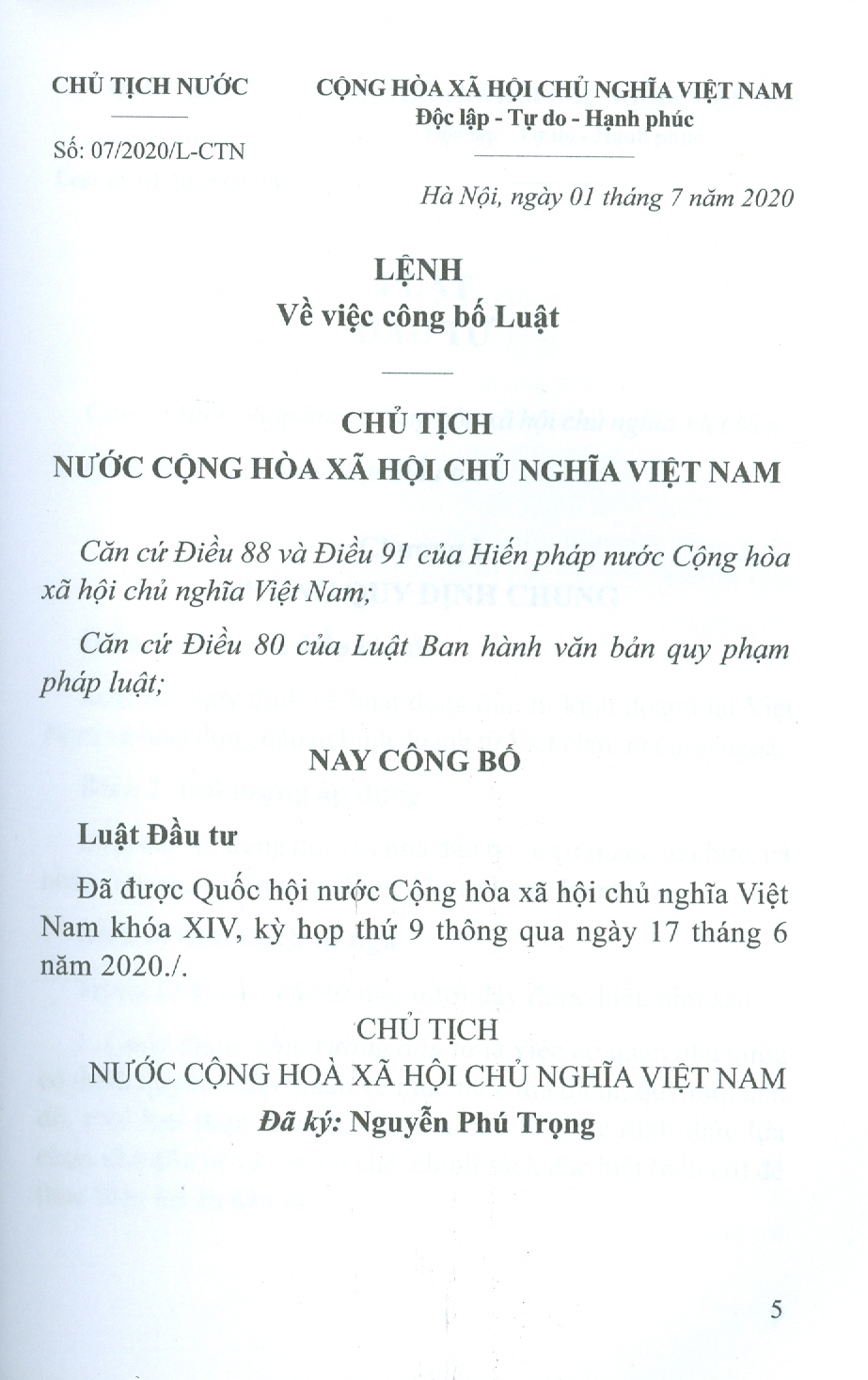 Luật Đầu Tư - Luật Đầu Tư Theo Phương Thức Đối Tác Công Tư