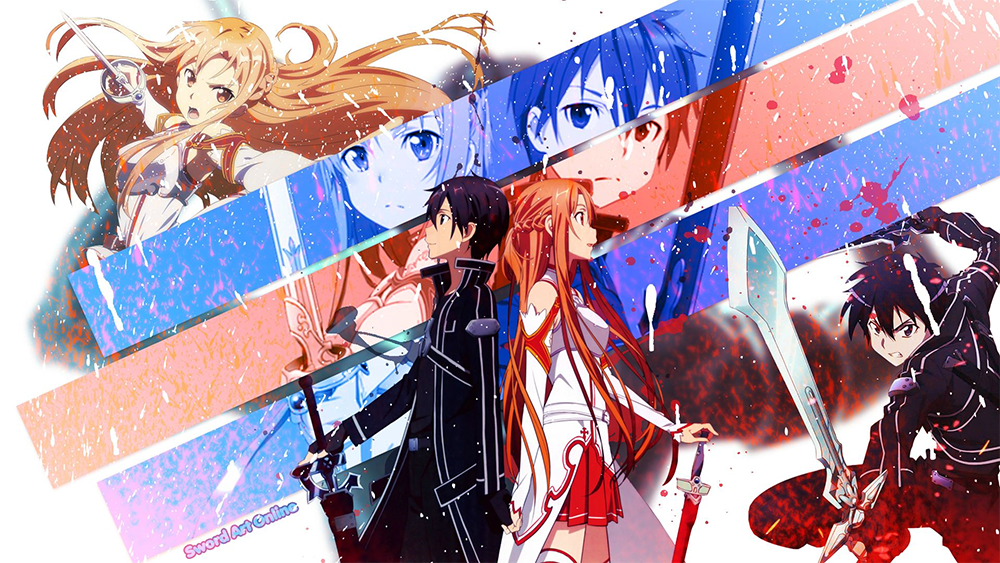 Poster A4 dán tường Anime, decal 21x30 trang trí có keo Sword Art Online Wallpapers (6).png