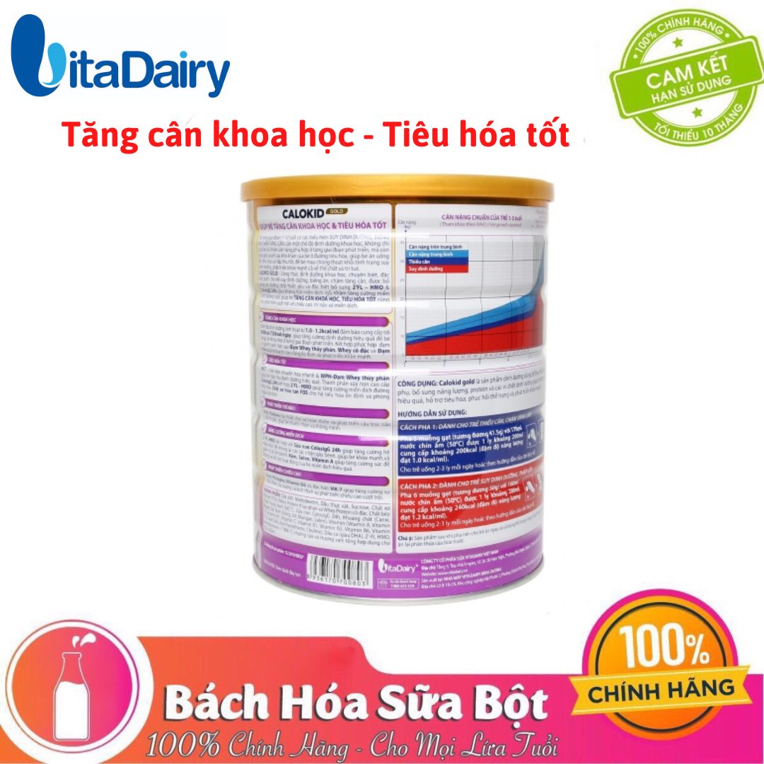 Sữa bột Calokid Gold số 1+ (Lon 900g)