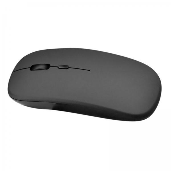 2xSilent LED Wireless Mouse Rechargeable Optical Office Laptop Black