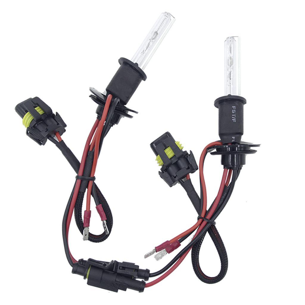 2X 55W 3600LM 12V Xenon Light Bulbs Replacement Headlight Kit