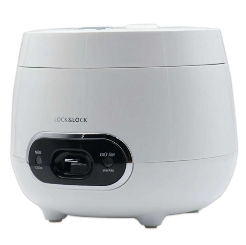 Nồi Cơm Điện Lock&amp;Lock Mechanical Rice Cooker EJR426WHT 0.8 Lít - Hàng chính hãng
