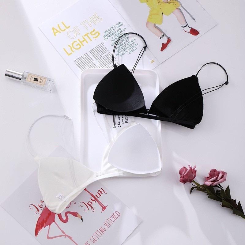 Áo bralette cài trước 2 dây mỏng
