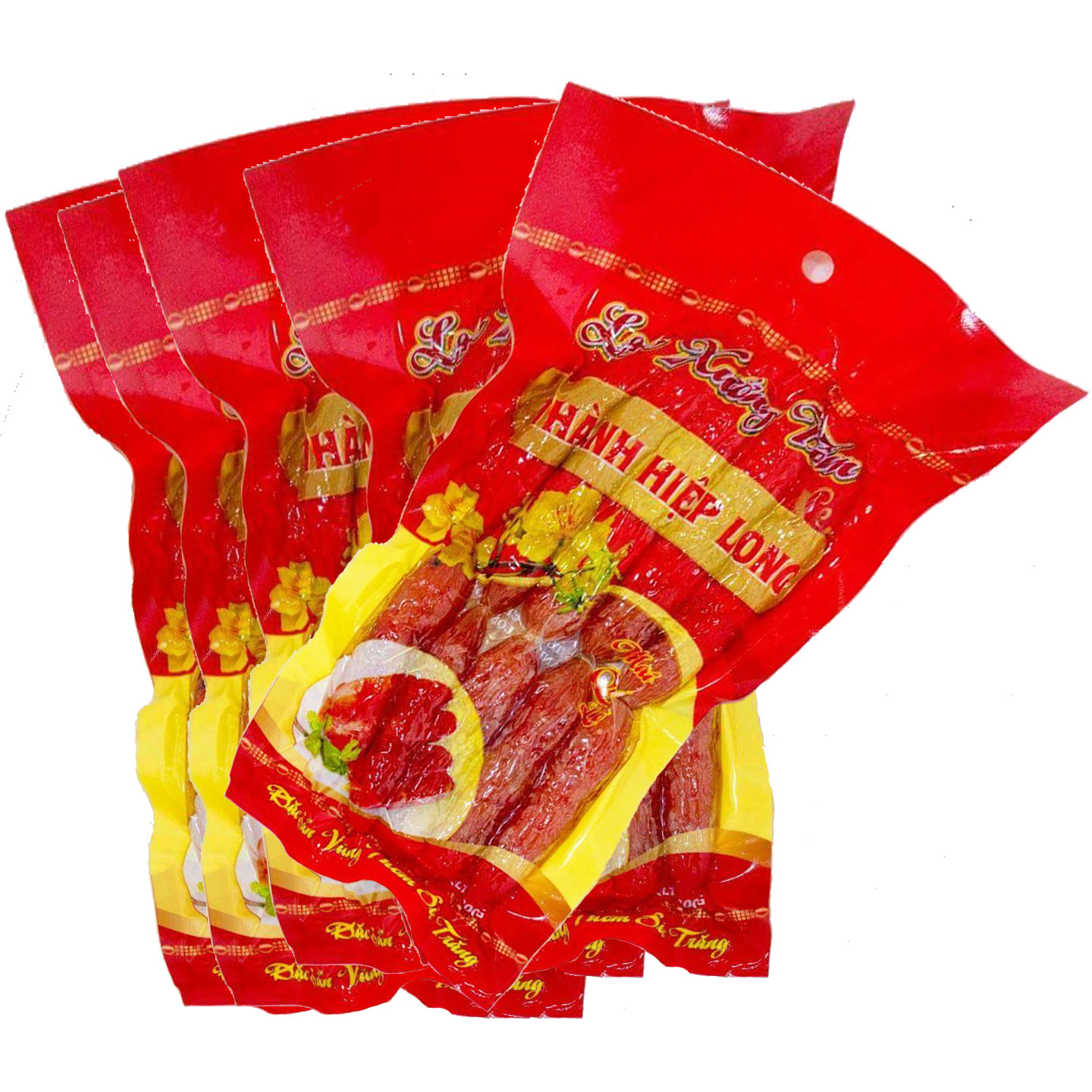 Lạp xưởng tôm Mai Quế Lộ Sóc Trăng - Hút chân không túi 200gr