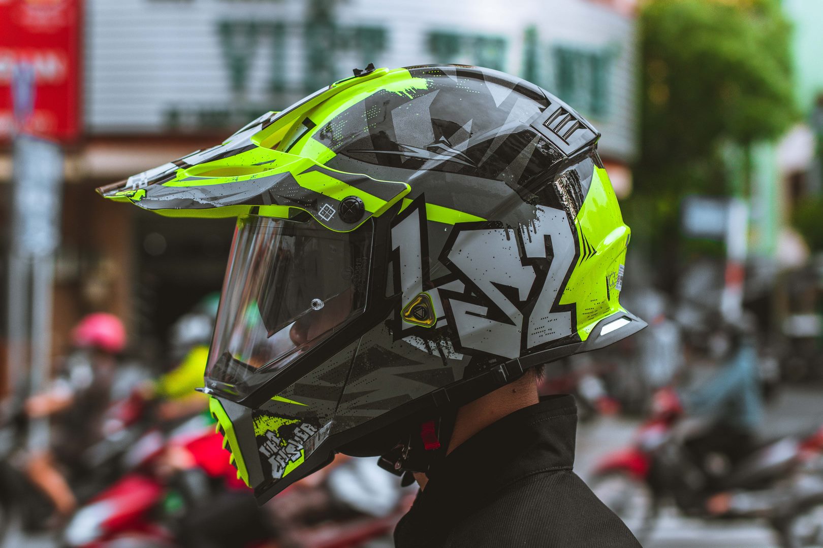 Mũ Bảo Hiểm Fullface Dual Sport LS2 MX436 Pioneer Evo – 2 Kính