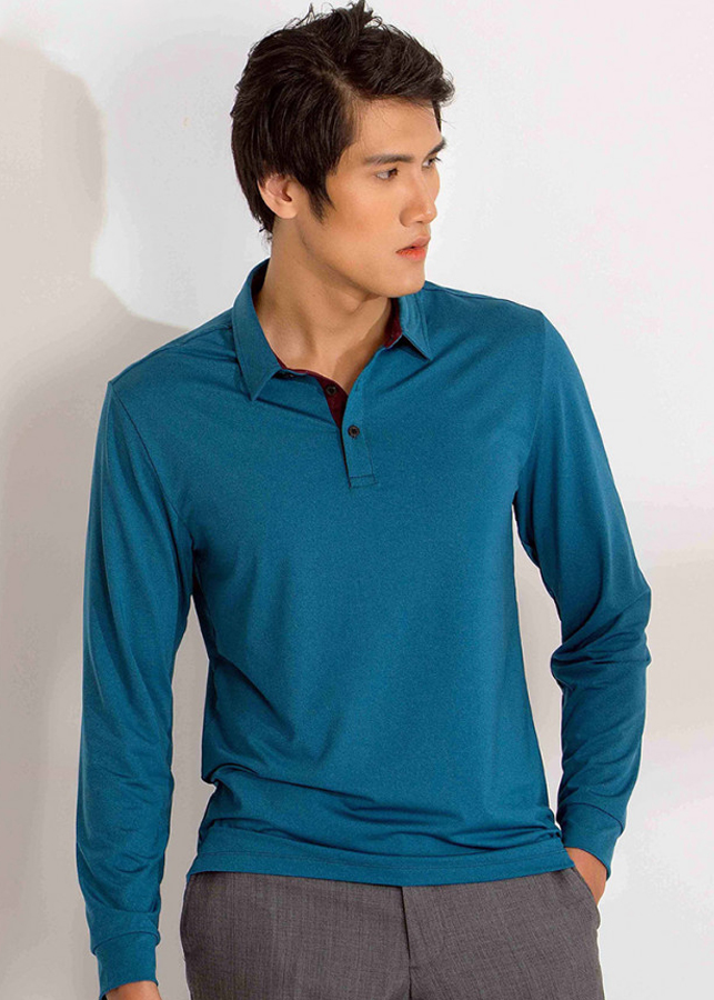 Áo phông dài tay màu blue ALIGRO ALGAPD041