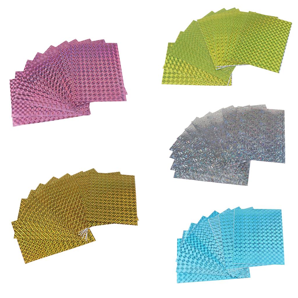 10pcs Waterproof Fishing Lure Scale Holographic Tape Fly Tying Materials 077