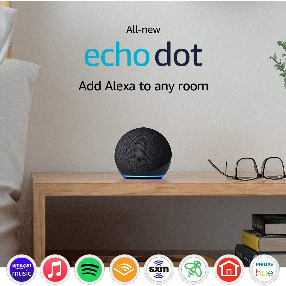 Loa Thông Minh Amazon Echo Dot 5 Tích Hợp Trợ Lý Ảo Alexa - Hàng Chính Hãng - Có Xuất VAT