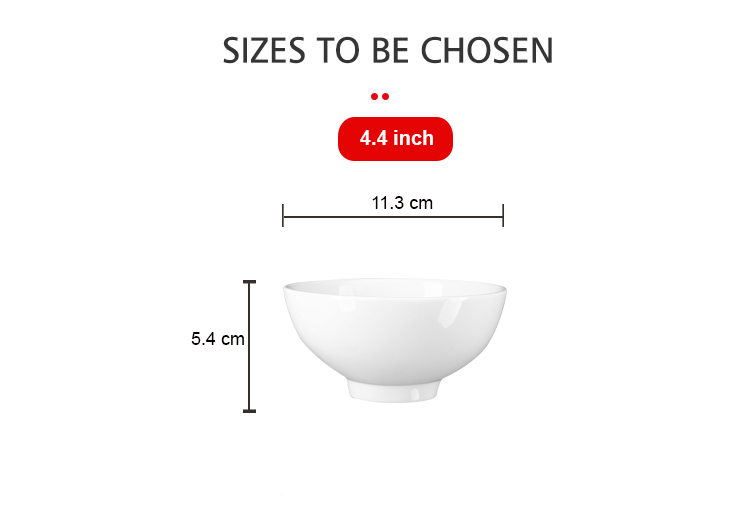 Bộ 10 bát cơm 4.4 inch hàng hộp sứ Long Phương