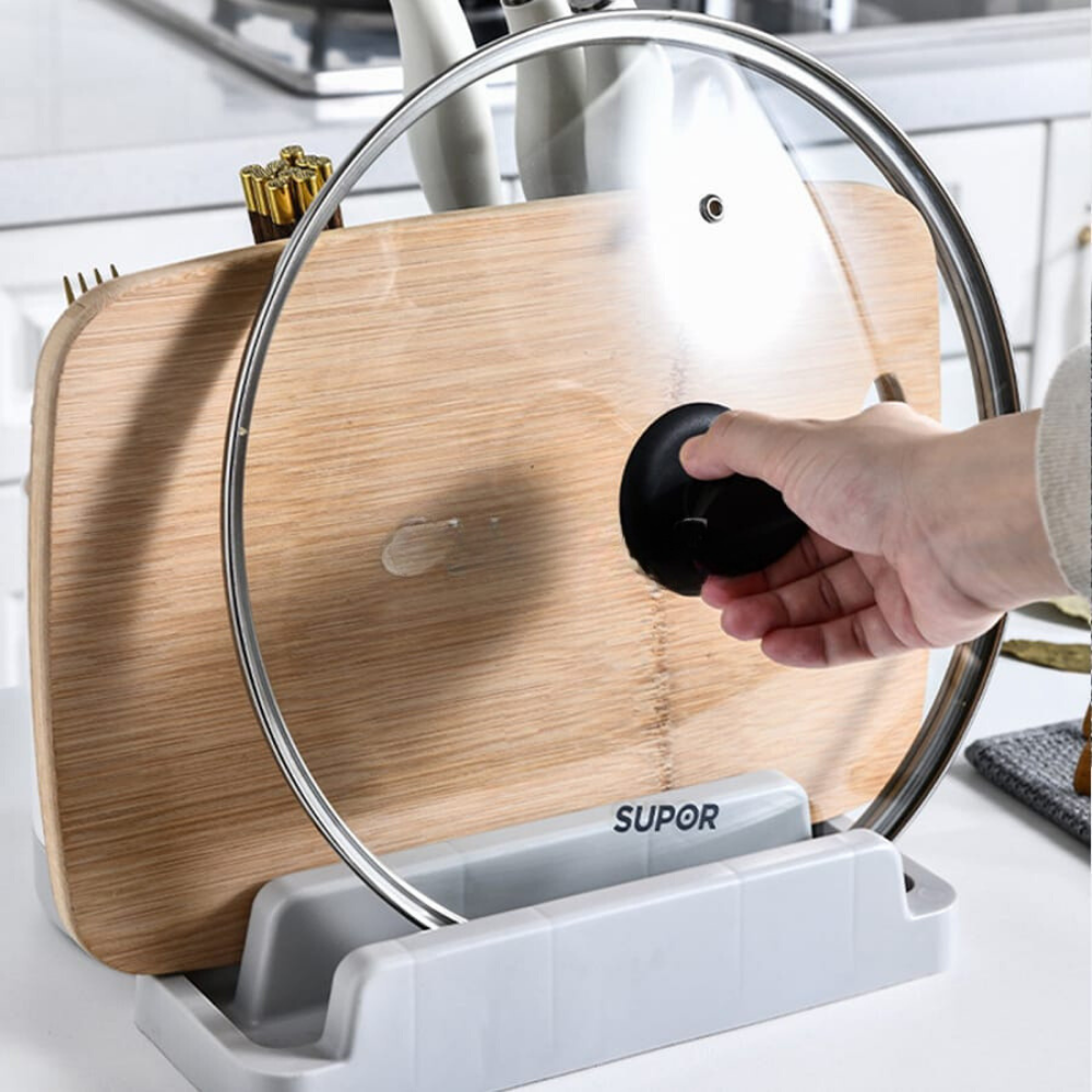Khay Kệ Để Dao Thớt Hộp Ống Đựng Đũa Muỗng Kết Hợp Giá Để Úp Thớt Nắp Vung Để Đồ Nhà Bếp - HÀNG CHÍNH HÃNG MINIIN