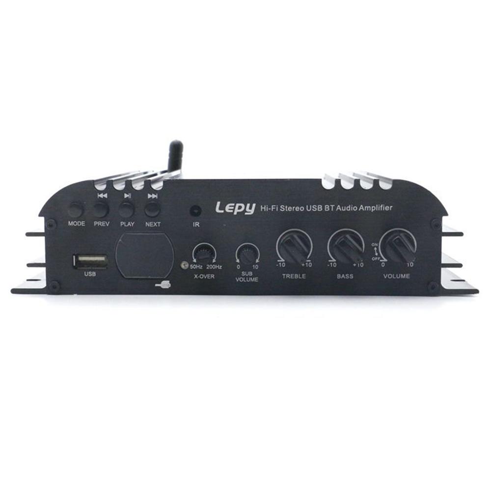 Bộ khuếch đại âm thanh kỹ thuật số âm thanh nổi Lepy HiFi 2.1 siêu trầm, công suất BT 45W * 2 + 68W * 1 - Đen - Phích cắm US