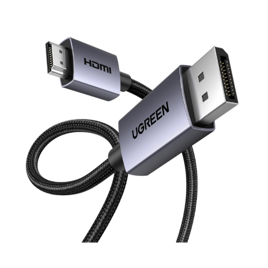 Cáp chuyển đổi Displayport sang HDMI hỗ trợ 4K dài 1.5M Ugreen 1.5m/2m/3m - Hàng chính hãng