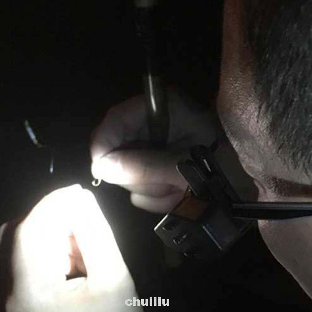 Mắt Kính Câu Cá Có Đèn Led Xoay 360 Độ