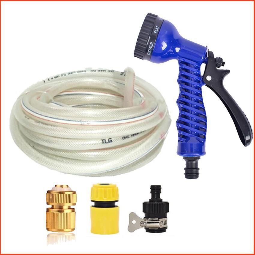Bộ dây vòi xịt rửa xe, tưới cây, dọn dẹp nhà cửa 3-5m  206843