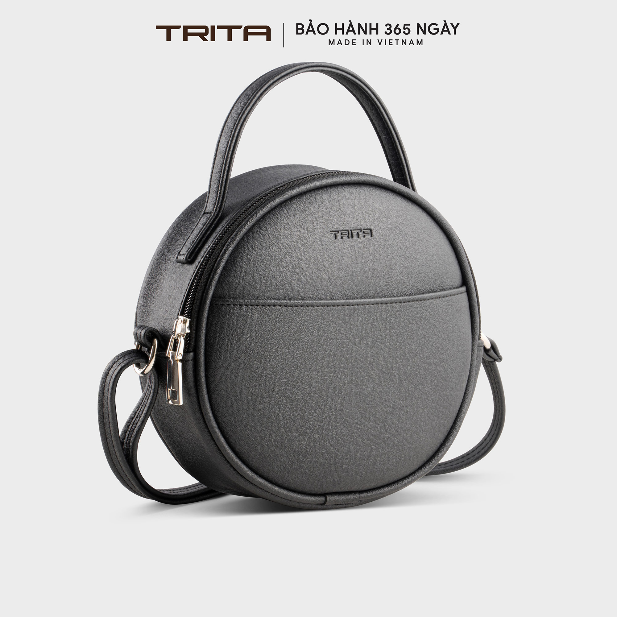 Túi Trita ( Thời trang nữ dáng tròn - Túi đeo chéo da RHN261 )