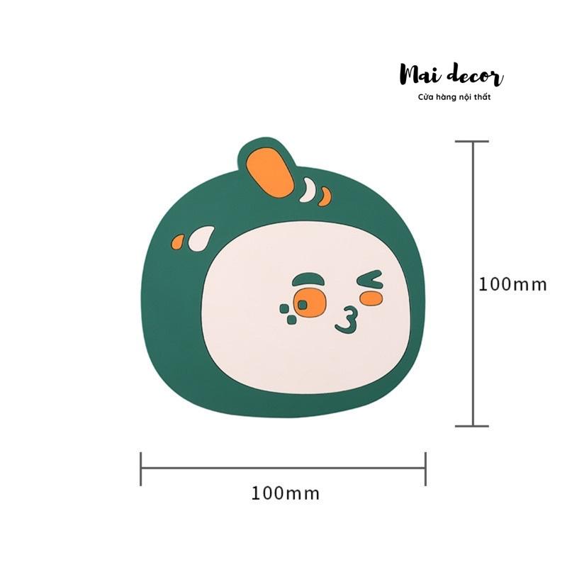 Đế lót ly, lót nồi chảo chén bát, tấm lót silicon cách nhiệt bền dẻo dễ lau chùi, không ẩm mốc ám mùi