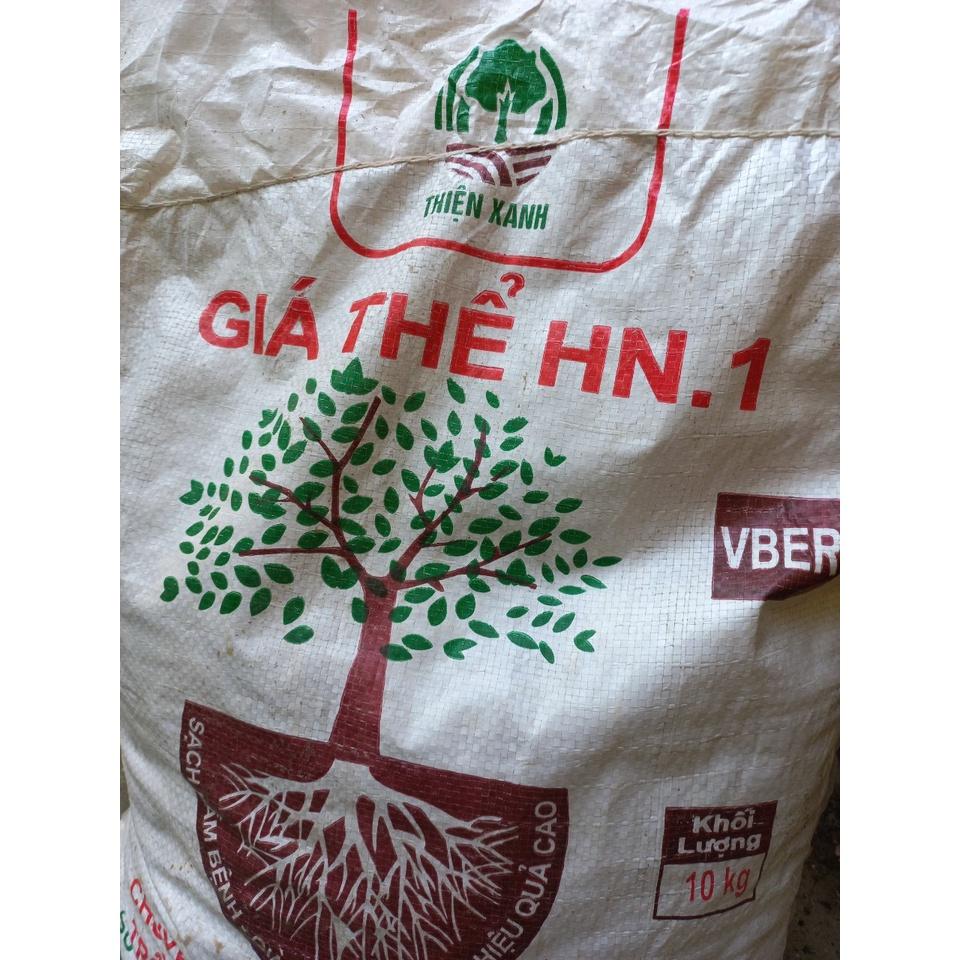 10kg đất trồng cây giá thể HN1 sạch tơi xốp, chuyên trồng rau, cây cảnh, cải tạo đất trồng, Ken Garden