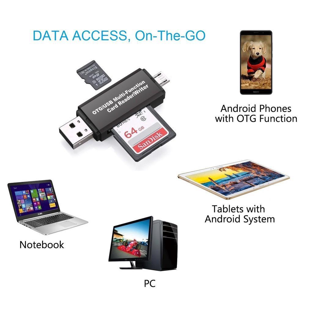 Đầu đọc thẻ nhớ TECSIRE cổng micro SD đa năng