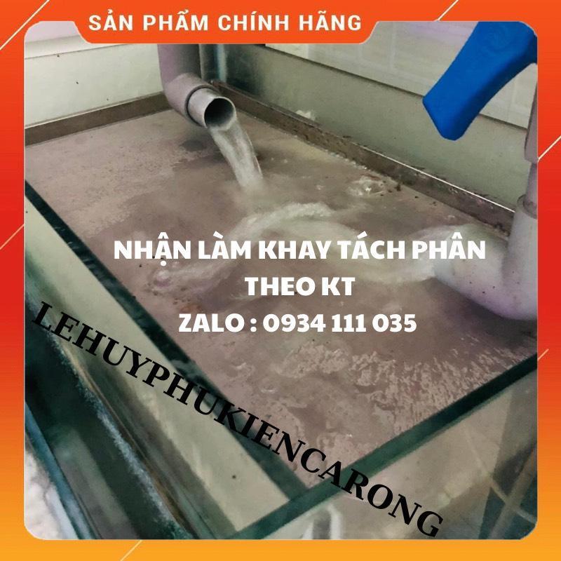 Khay Tách Phân Hồ Cá INOX 304, Khay Lọc, Tách Cặn Bẩn Kích Thước Làm Theo Yêu Cầu