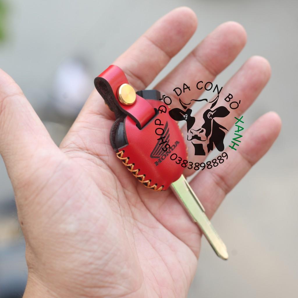 Bao da dành cho Chìa Khóa Honda Winner, SONIC, Winner X, WinnerX, Winer handmade da thật