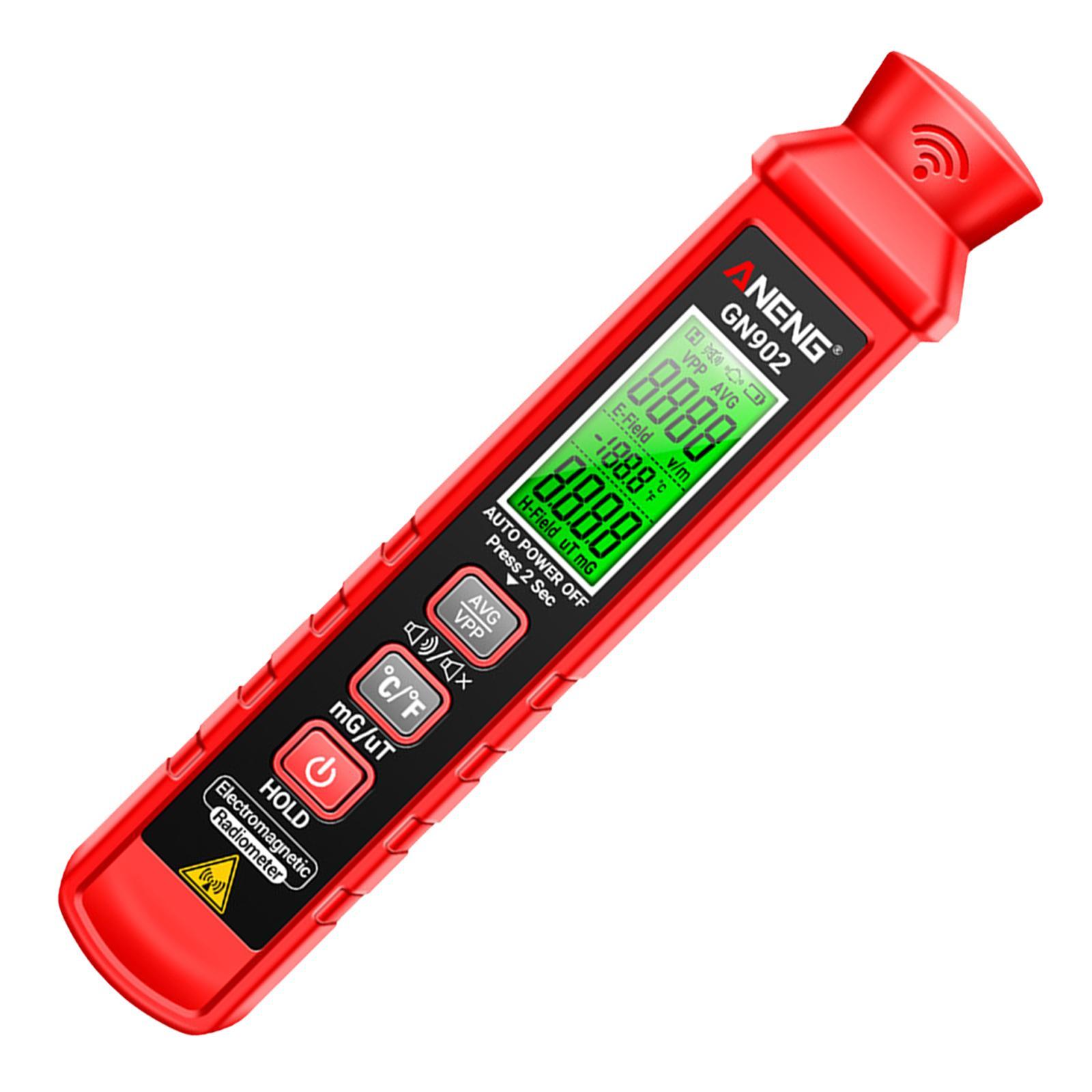Electromagnetic Field Tester EMF Digital LCD Emf Testing EMF Meter EMF Tester for Computers Industry Home Office
