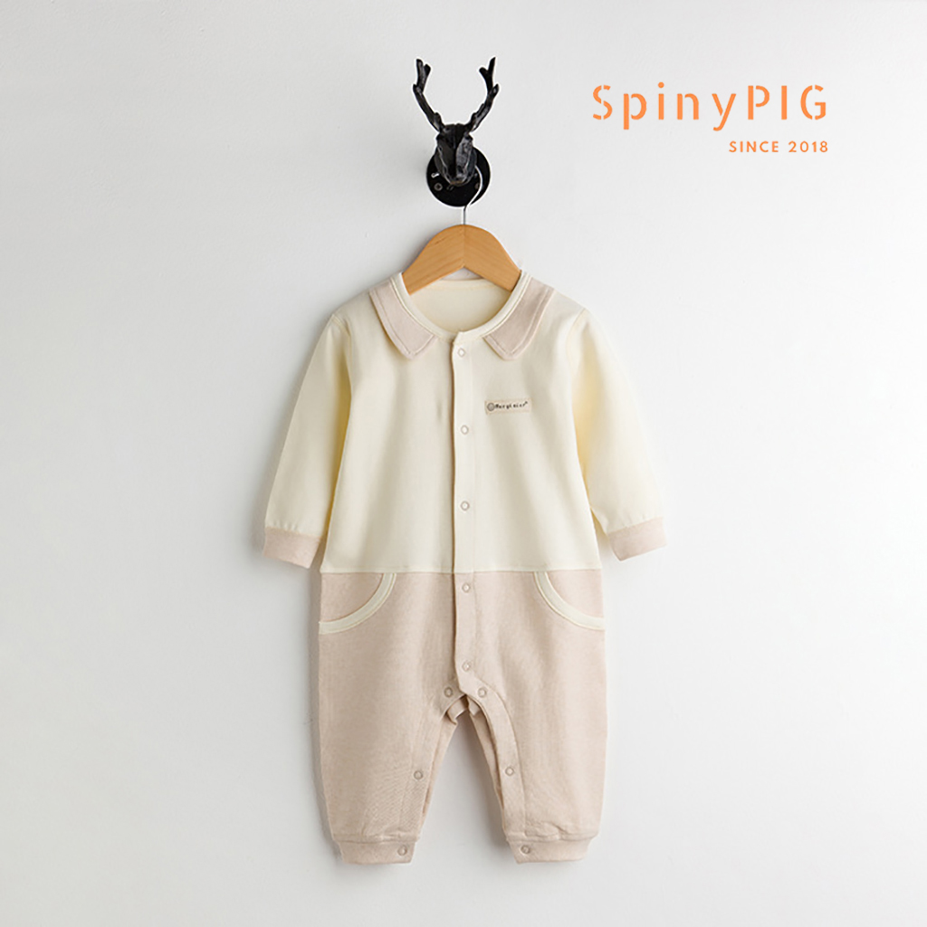 Bộ body dài tay sơ sinh 0-2 tuổi 100% cotton tự nhiên không chất tẩy nhuộm an toàn cho bé