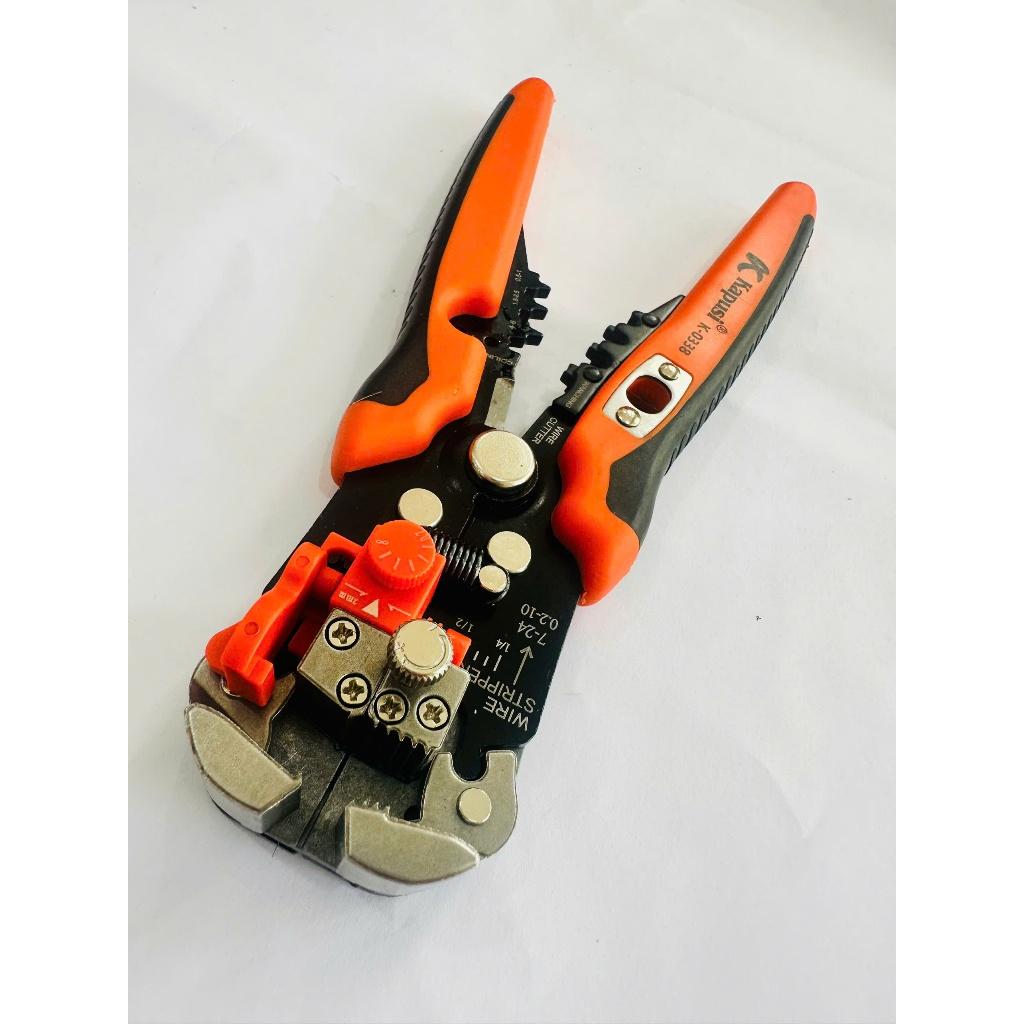 Kìm Tuốt Dây Đa Năng Kapusi K-0338 – Tiện lợi, chính xác, bền bỉ - Thêm chức năng tách, uốn dây