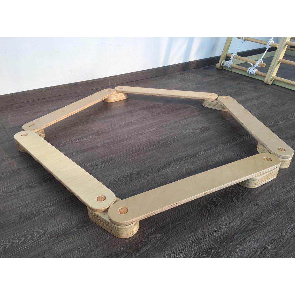 Ván thăng bằng Balance Beam TB06 100% Plywood Sono Montessori