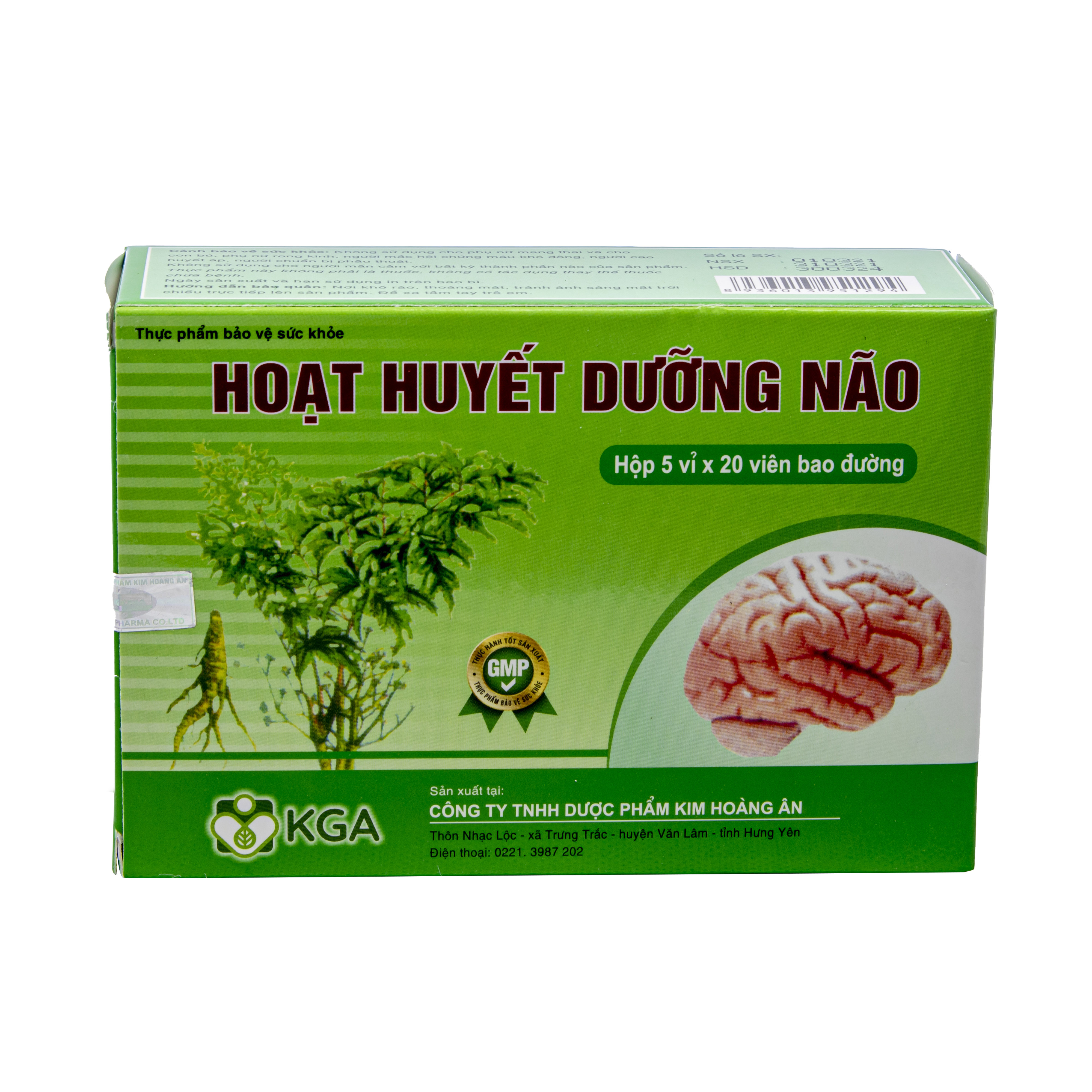 HOẠT HUYẾT DƯỠNG NÃO - NĂNG ĐỘNG - TĂNG CƯỜNG LƯU THÔNG TUẦN HOÀN NÃO