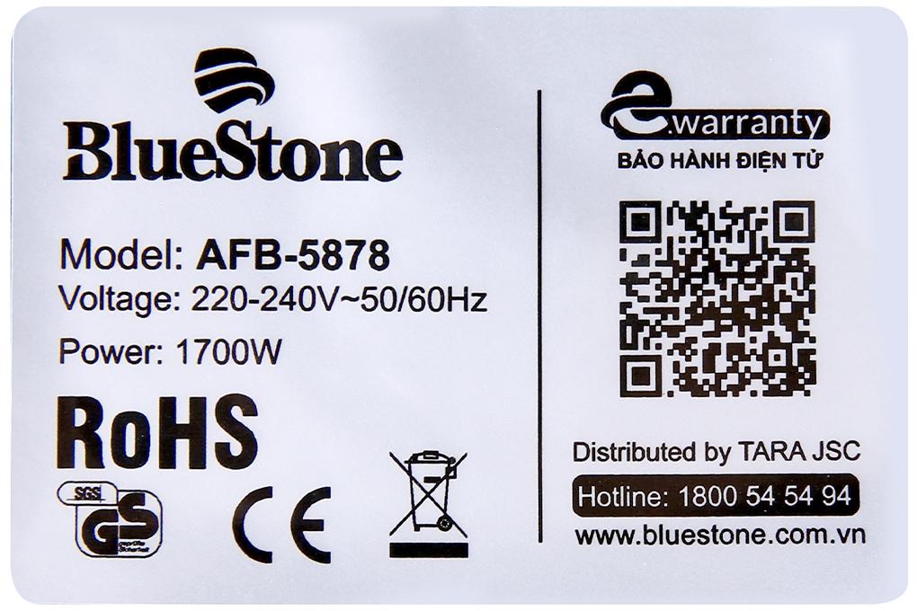 Nồi Chiên Không Dầu Điện Tử BlueStone AFB-5878 (5,5 Lít) - Hàng Chính Hãng