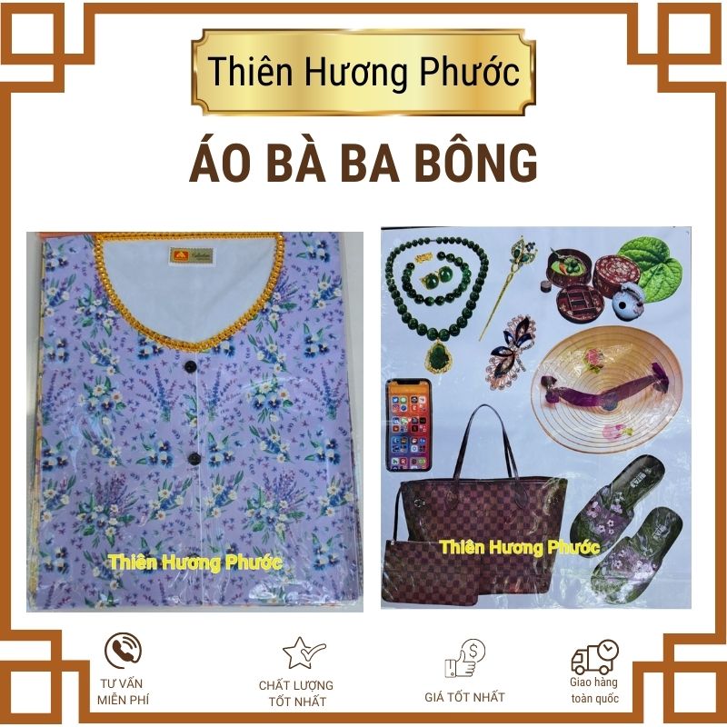Áo quần bà ba bông bà