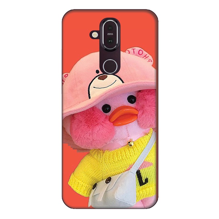 Ốp lưng dành cho điện thoại Nokia 8.1 Vịt Bông Lalafanfan Mẫu 2