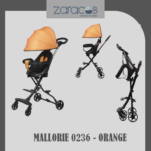 Xe đẩy du lịch cho bé Zaracos Mallorie 0236 - Orange