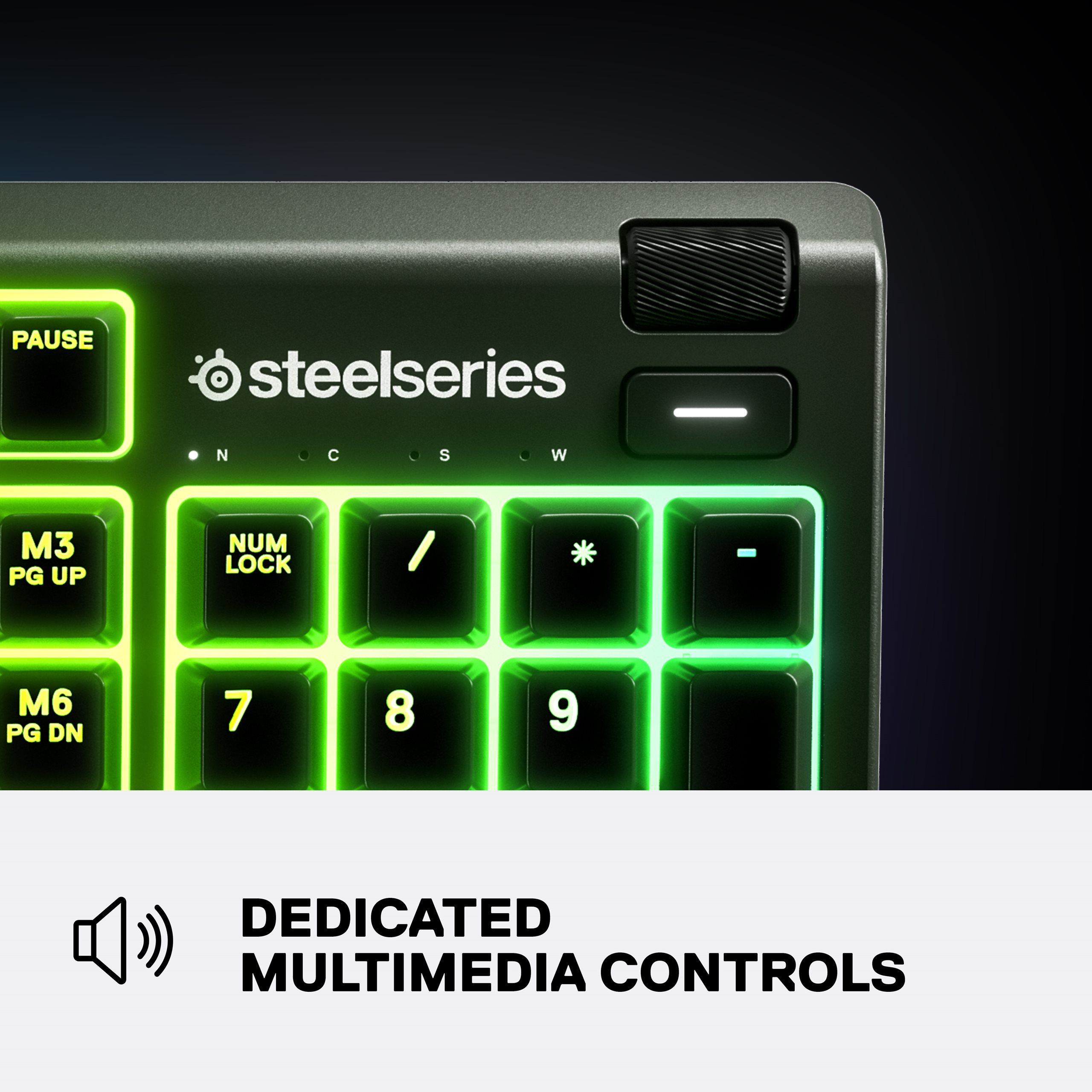 Bàn phím Steelseries Apex 3 TKL RGB_Hàng chính hãng