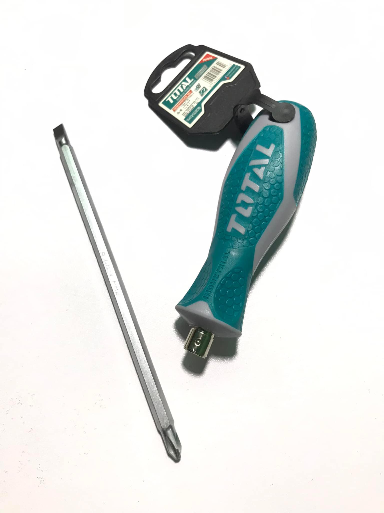 BỘ TUA VÍT 2 ĐẦU TOTAL THT250206 - HÀNG CHÍNH HÃNG