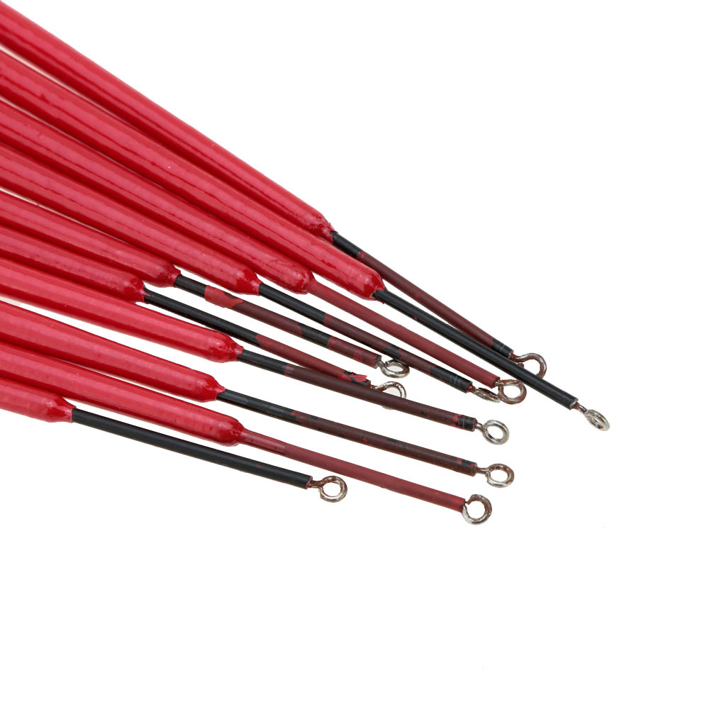 10 cái phao câu cá được làm bằng gỗ paulownia có độ nổi tuyệt vời, thích hợp cho mọi cần câu