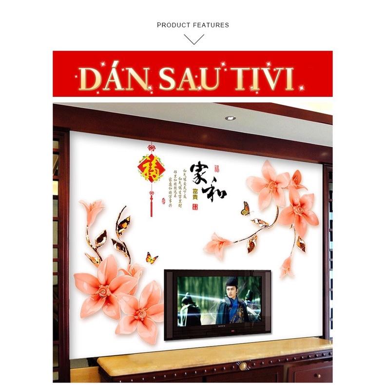 Tranh dán tường trang trí, decor nhà phòng ngủ phòng khách