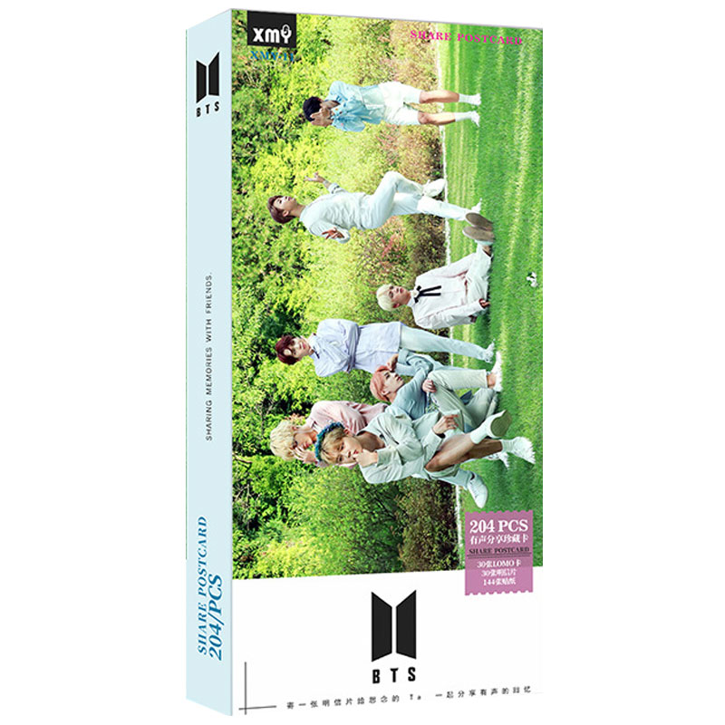 Bộ postcard BTS Caramel 204 pcs mẫu mới nhất