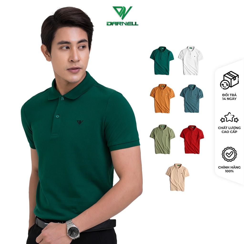 Áo thun polo nam cao cấp trơn màu chất cotton mềm mịn thấm hút mồ hôi chính hãng DARNELL DN05