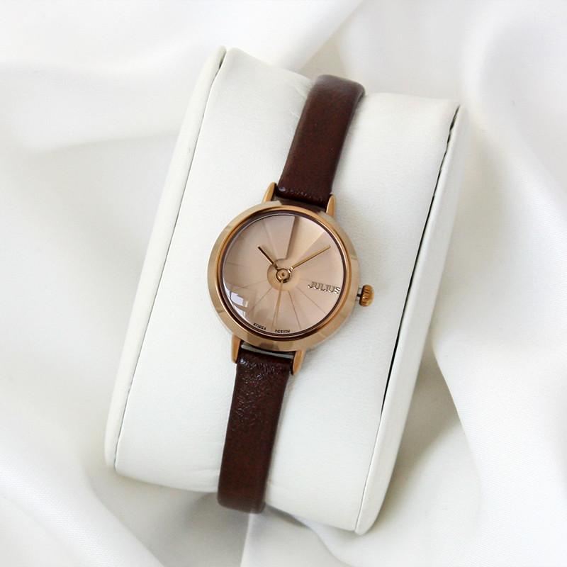 Đồng hồ nữ JA-979E Julius Hàn Quốc dây da