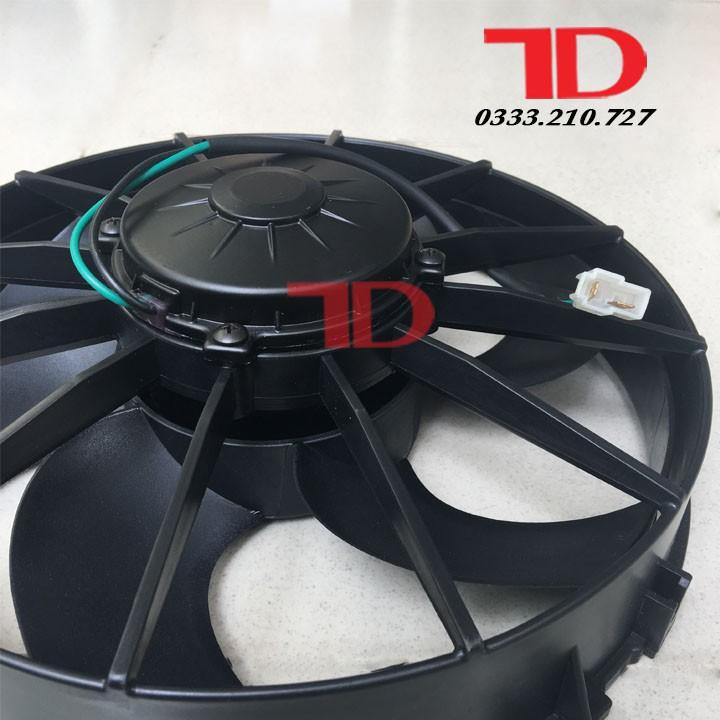 Quạt dàn nóng xe khách, xe bus 13 INCH 33 cm loại 12V 120W cánh hút 261PL